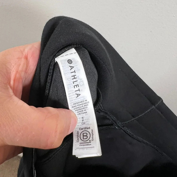 Athleta Get Set Hybrid Jogger Pants Size Small Black Athletic Travel Athleisure - Picture 12 of 15